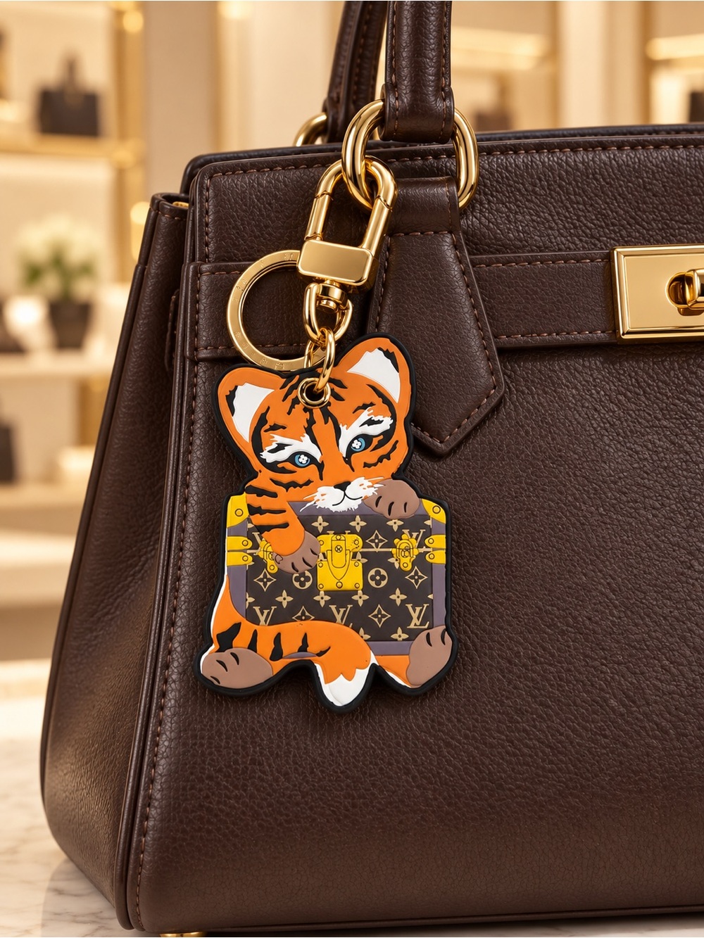 Leather charm